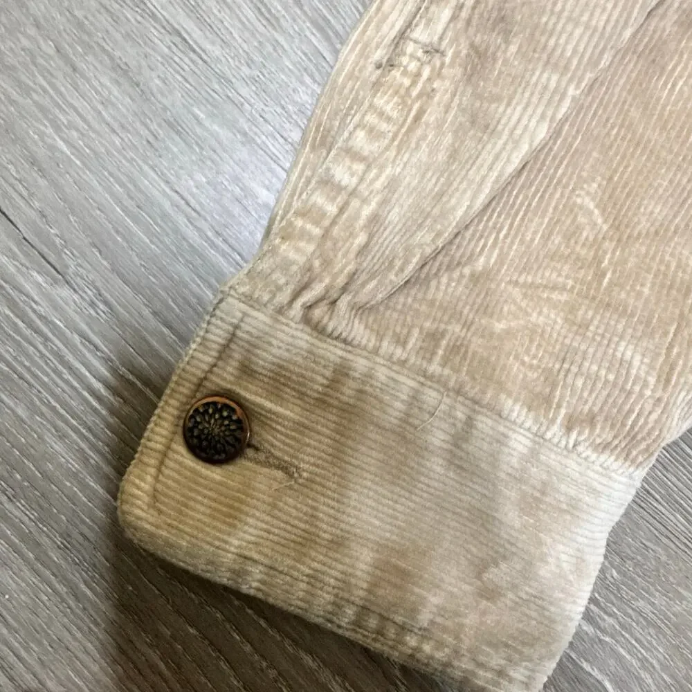 Roxy beige corduroy